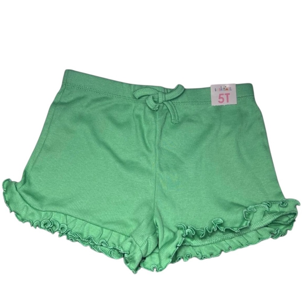 Garanimals Toddlers Girls Tie Front Ruffle Shorts